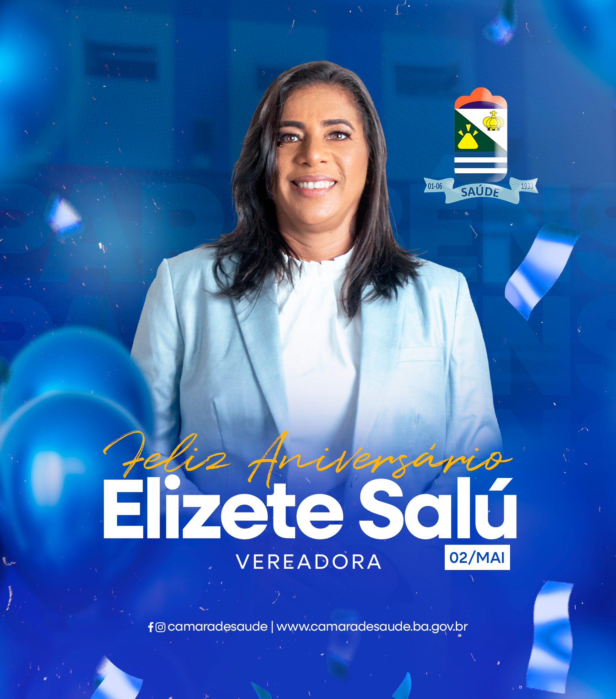 Parabéns, vereadora Elizete Salú!